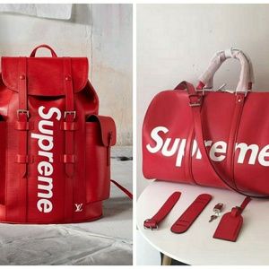 Louis Vuitton Supreme Series Duffle Bag and Backpa